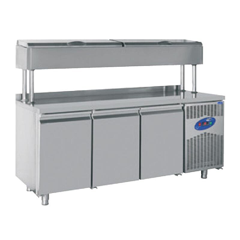CSA CS-TEK 3-700-YM Yukseltilmis Make Up Buzdolabi, 474 Lt. - CSA Inox
