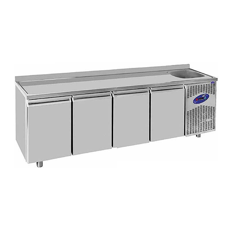 CSA CS-TEK 4D 700-E Evyeli Derin Dondurucu, 4 Kapılı, Paslanmaz Çelik, 632 Lt. - CSA Inox