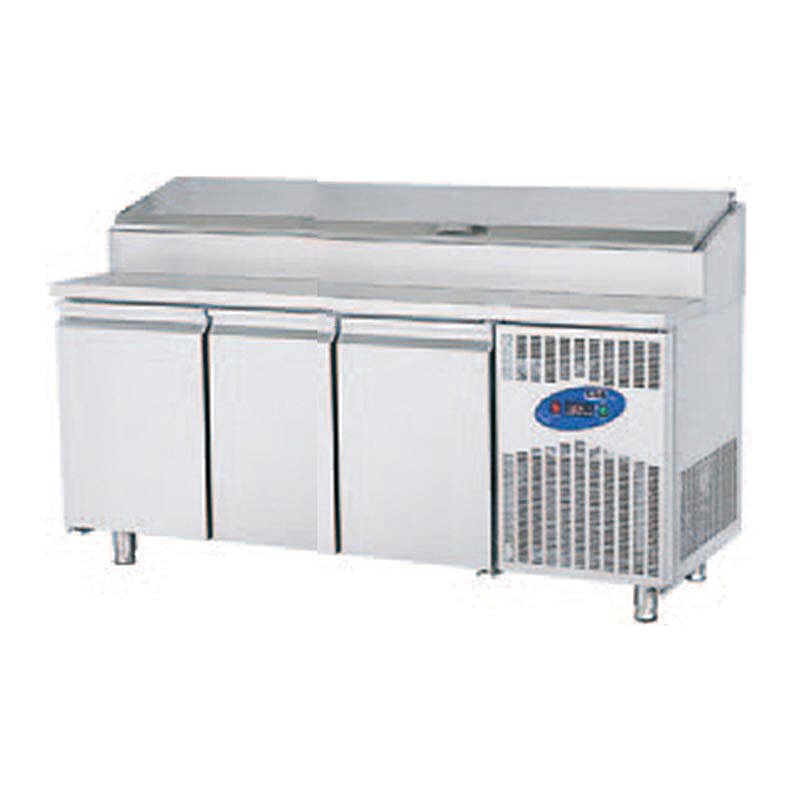 CSA CS-TEZ 3-700 Make-Up Buzdolabı, Paslanmaz Çelik, 3 Kapılı, 474 Lt. - CSA Inox