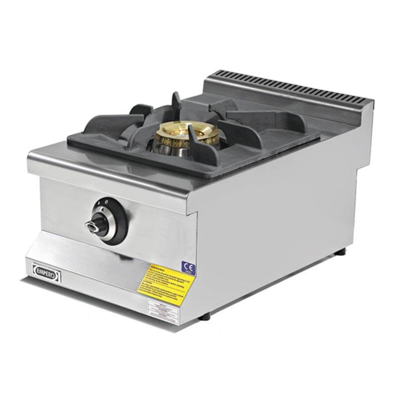 Empero 1 Brülörlü Çift Yanışlı Ocak, Paslanmaz Çelik, Doğalgazlı - 1