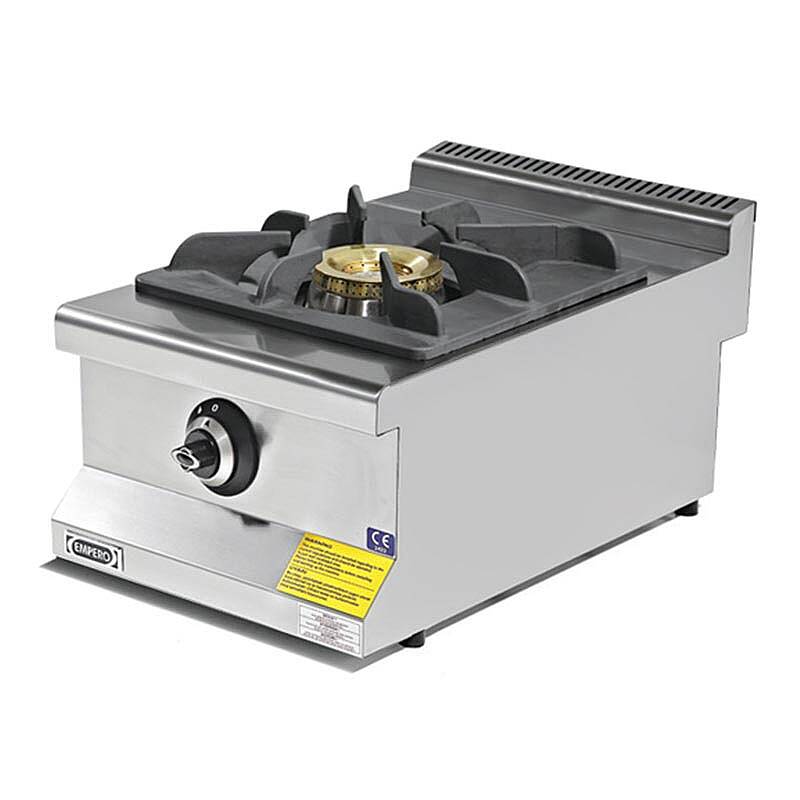 Empero 1 Brülörlü Çift Yanışlı Ocak, Paslanmaz Çelik, LPG'li - 1