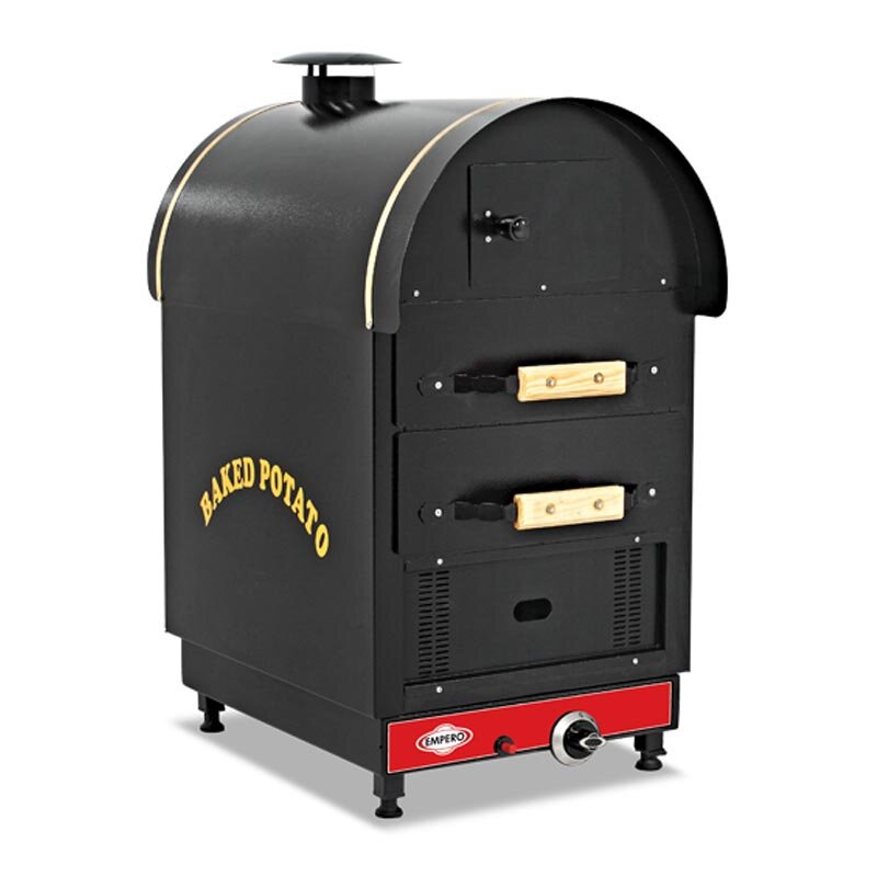 Empero 2 Çelik Çekmeceli Kumpir Fırını, 380 V, Elektrikli - Empero