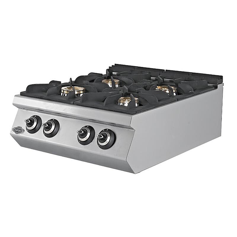 Empero 700 Plus 4 Brülörlü Set Üstü Ocak, Paslanmaz Çelik, Doğalgazlı - Empero