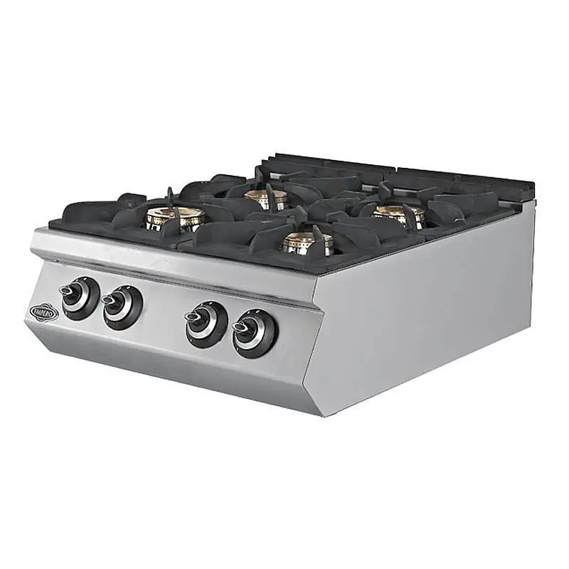 Empero 700 Plus 4 Brülörlü Set Üstü Ocak, Paslanmaz Çelik, Doğalgazlı - 1