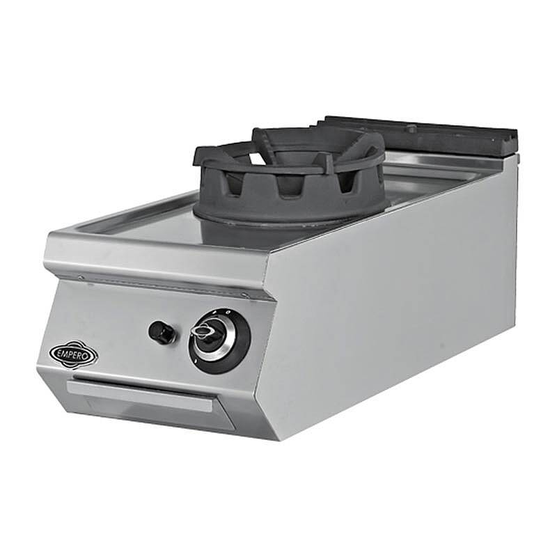 Empero 700 Plus Set Üstü Wok Ocak, Paslanmaz Çelik, Doğalgazlı - 1