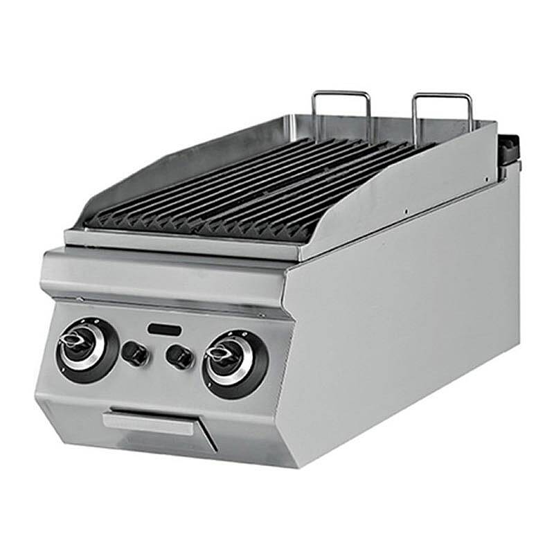 Empero 700 Plus Setüstü Sulu Izgara, Paslanmaz Çelik, 40x73x30 cm, LPG'li - 1