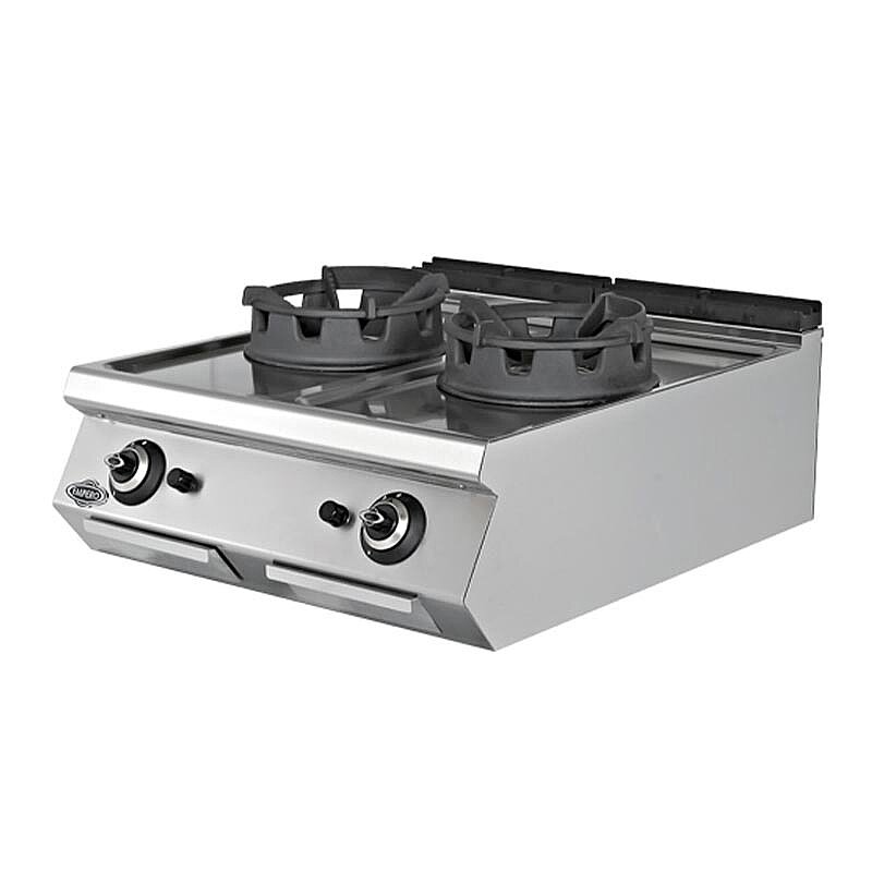 Empero 900 Plus 2 Brülörlü Set Üstü Wok Ocak, Paslanmaz Çelik, LPG'li - Empero