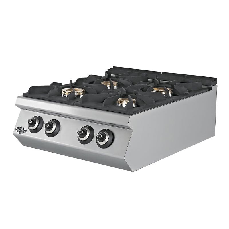 Empero 900 Plus 4 Brülörlü Set Üstü Ocak, Doğalgazlı, Paslanmaz Çelik - Empero