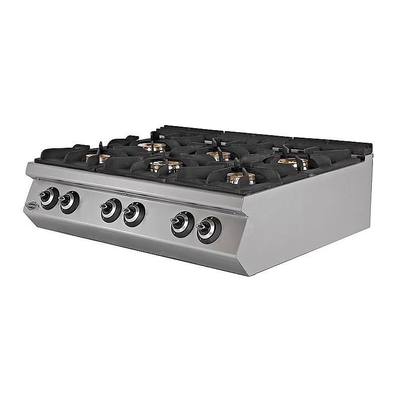 Empero 900 Plus 6 Brülörlü Set Üstü Ocak, Paslanmaz Çelik, LPG'li - 1