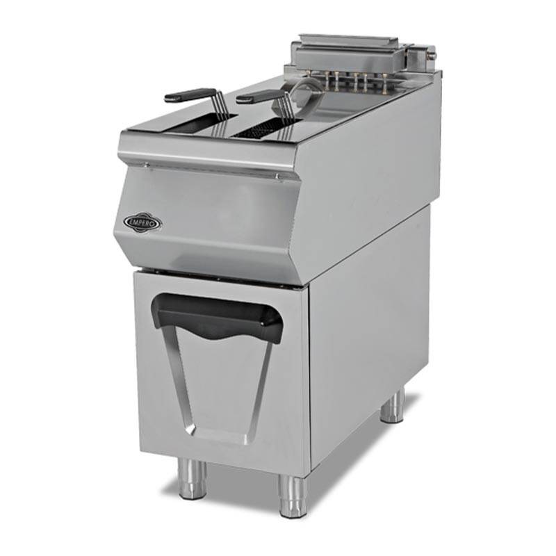 Empero 900 Plus Dolaplı Fritöz, Paslanmaz Çelik, 24 Lt, Doğalgazlı - 1