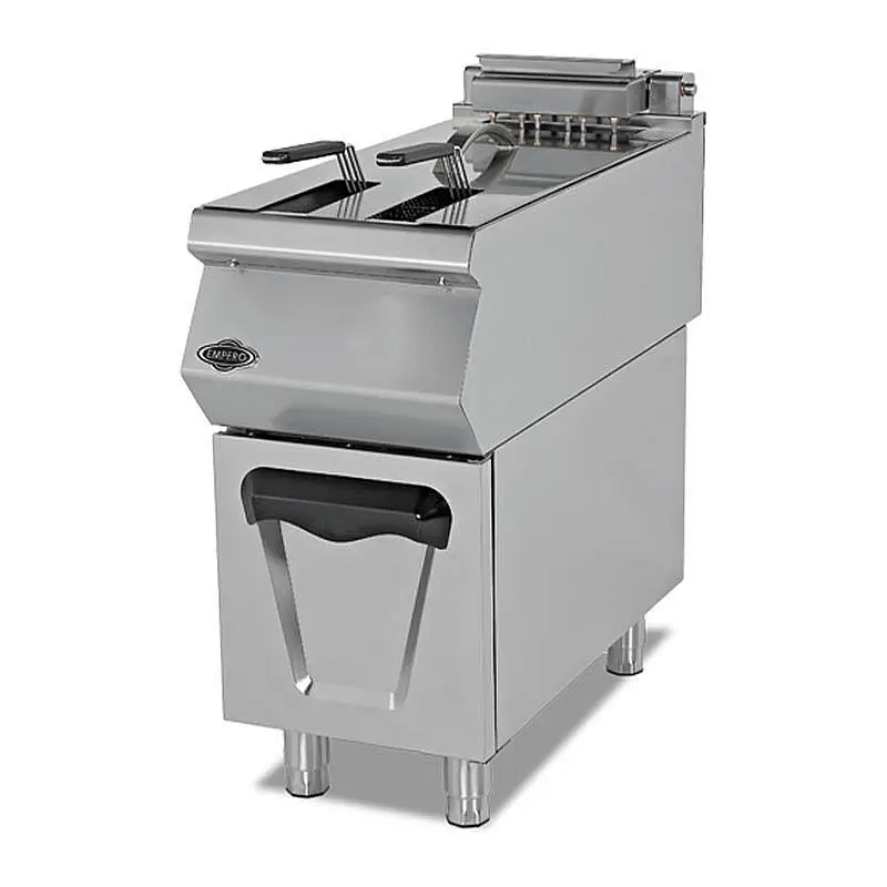 Empero 900 Plus Dolaplı Fritöz, Paslanmaz Çelik, 24 Lt, LPG'li - 1