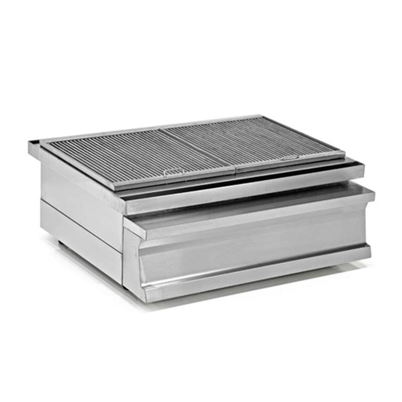 Empero Ateş Tuğlalı Izgara, 80x73x29 cm, Kömürlü, Paslanmaz Çelik - 1