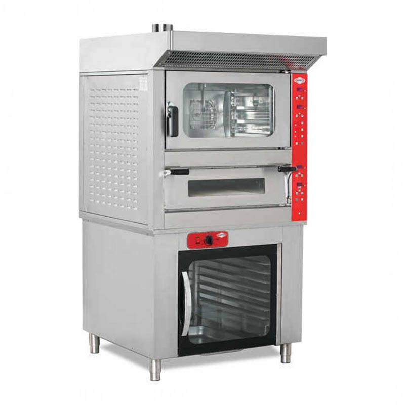 Empero Büyük Model Kombi Fırın, Paslanmaz Çelik, 103x115x120 cm, Elektrikli - 1