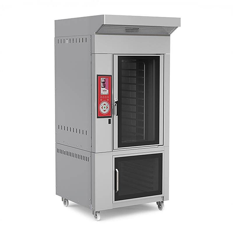 Empero Döner Konveksiyonel Fırın, LCD Ekran, 99x96x224 cm, LPG'li - 1