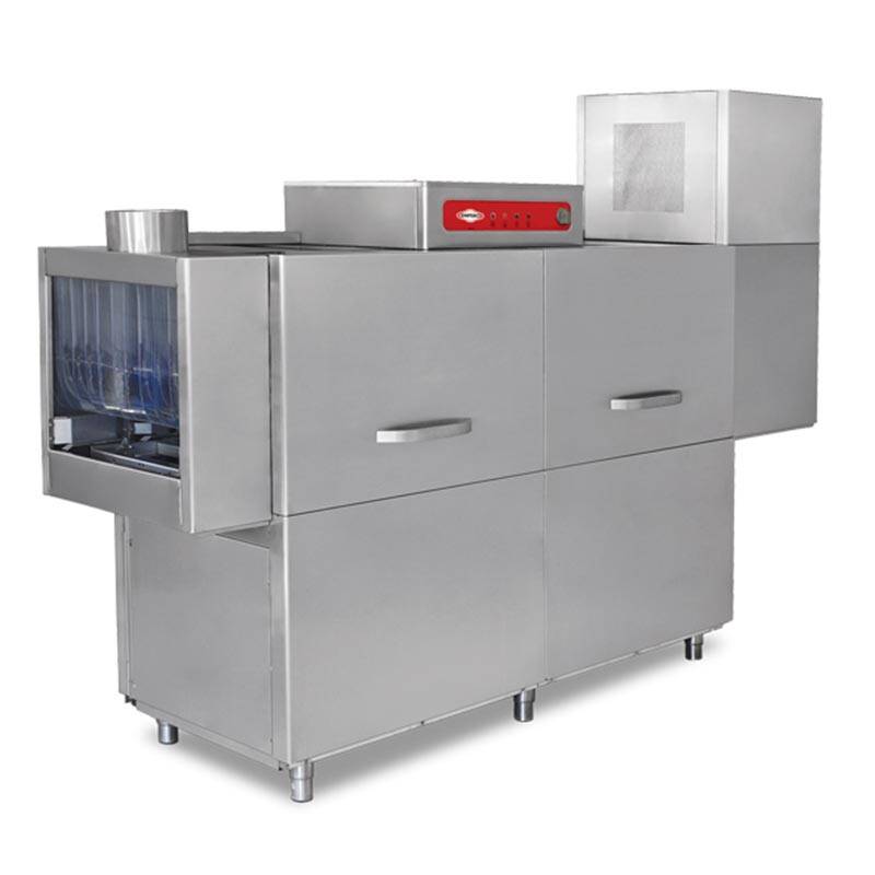 Empero EMP.2000 Konveyörlü Bulaşık Makinesi, Soldan Giriş, Paslanmaz Çelik - 1