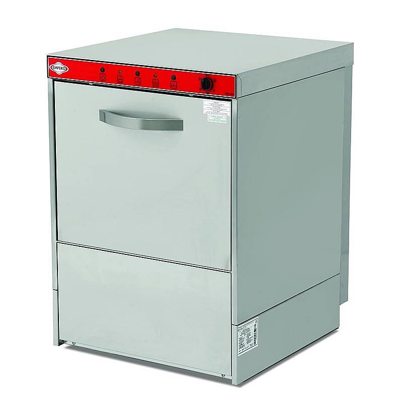Empero EMP.500-F Drenaj - Parlatıcı - Deterjan Pompalı Set Altı Bulaşık Makinesi, Paslanmaz Çelik, 50x50 cm Sepetli - 1