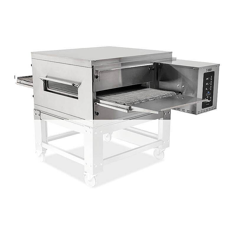 Empero EMP.60G.1530 Dijital Kontrollü Konveyörlü Pizza Fırını, LCD Ekran, 196x118x57 cm, Gazlı - 1