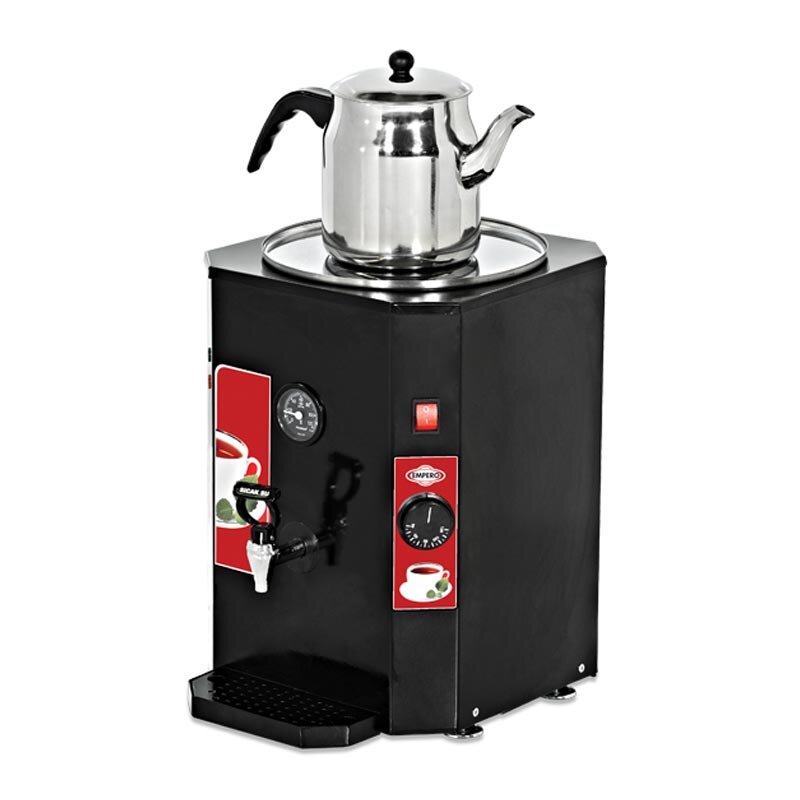 Empero EMP.DCY.120 Çay Otomatı, 120 Bardak Kapasiteli, Paslanmaz Çelik - Empero