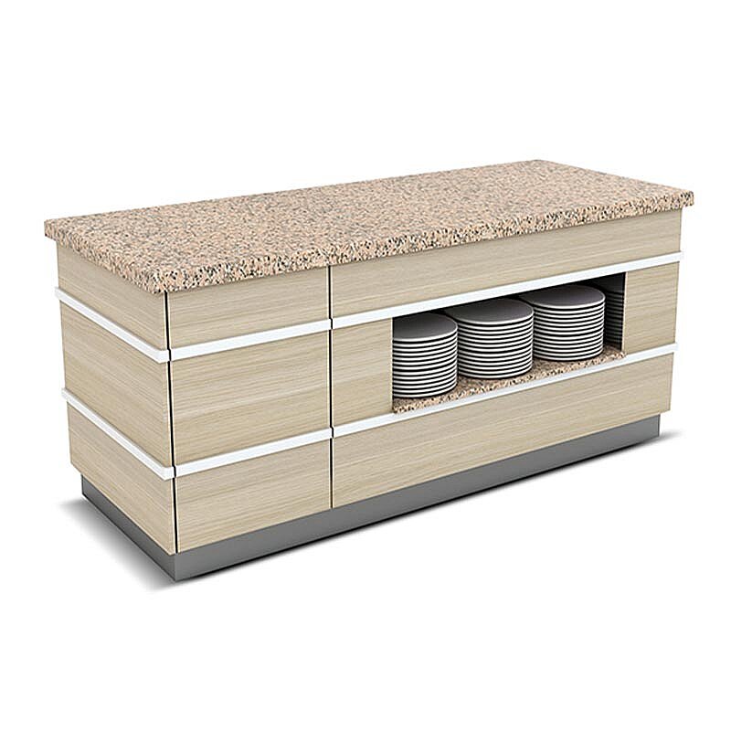 Empero Galata Nötr Servis Ünitesi, Granit Tablalı, 220x90x90 cm - Empero