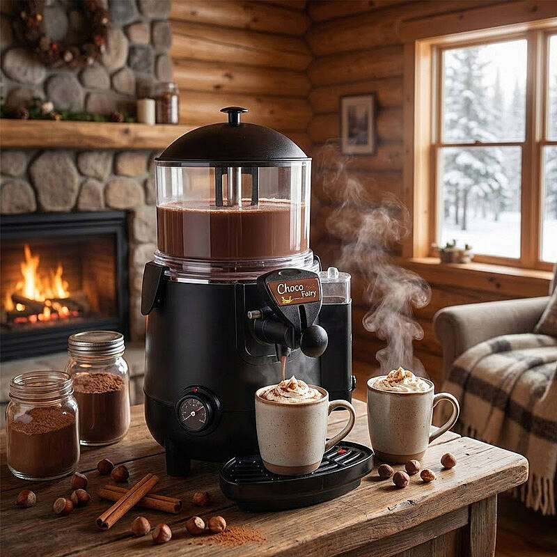 Empero JP.SC.01 Sıcak Çikolata Makinesi, 10 Lt, Siyah, 220 V - 2