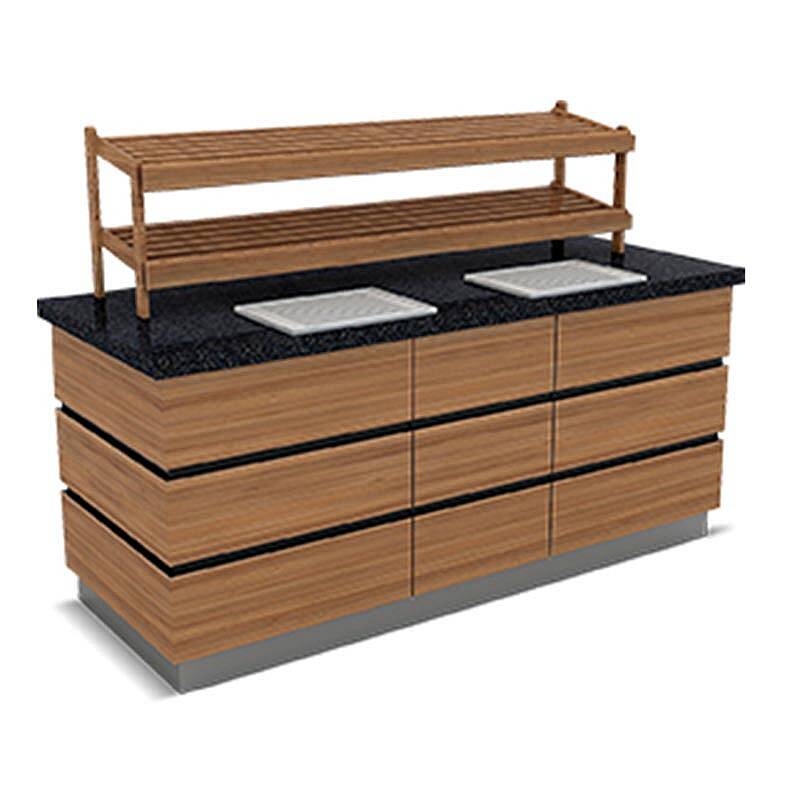 Empero Kapadokya Ekmek Servis Ünitesi, Granit Tablalı, 100x90x90 cm - 1