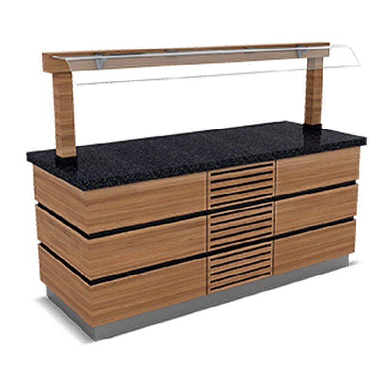 Empero Kapadokya Soğuk Servis Ünitesi, Led Aydınlatmalı, 140x90x90/155 cm - Empero