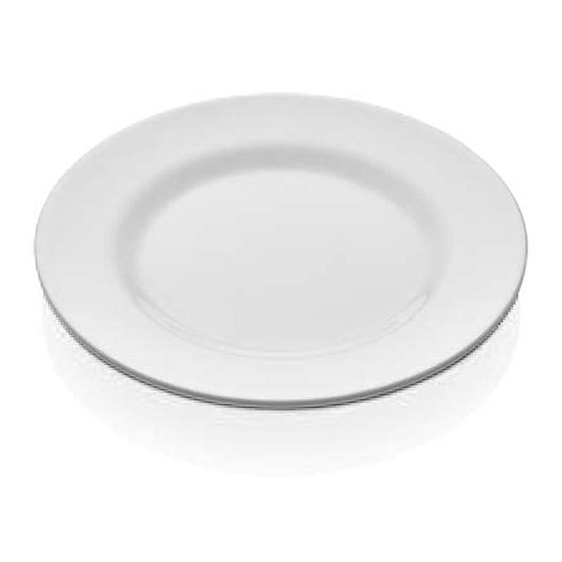 Empero Kırılmaz Düz Pilav Sunum Tabağı, 19 cm, Beyaz - 1