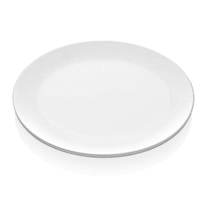 Empero Kırılmaz Düz Sunum Tatlı Tabağı, 17 cm, Beyaz - Empero