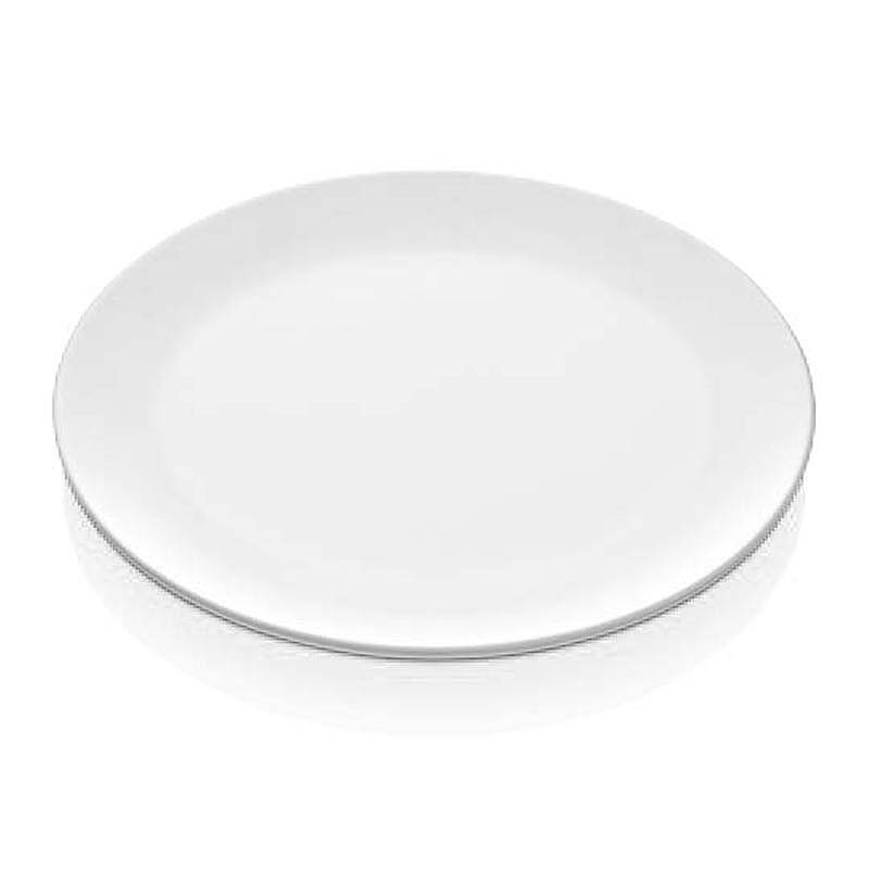 Empero Kırılmaz Düz Sunum Tatlı Tabağı, 17 cm, Beyaz - 1