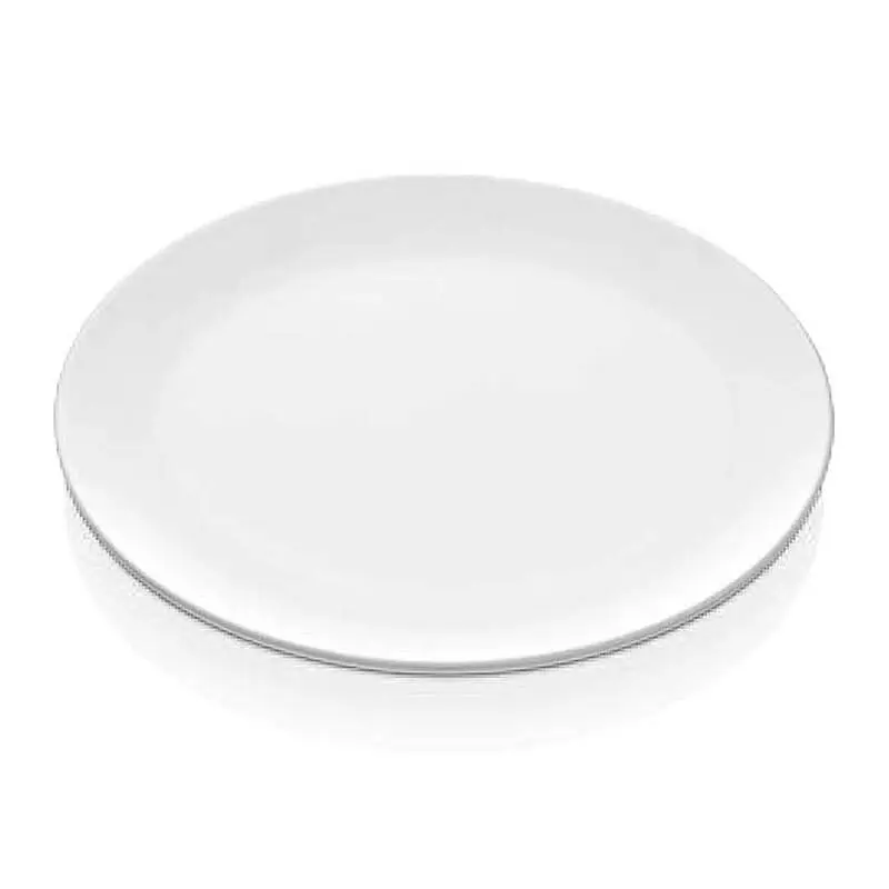 Empero Kırılmaz Düz Sunum Tatlı Tabağı, 17 cm, Beyaz - 1