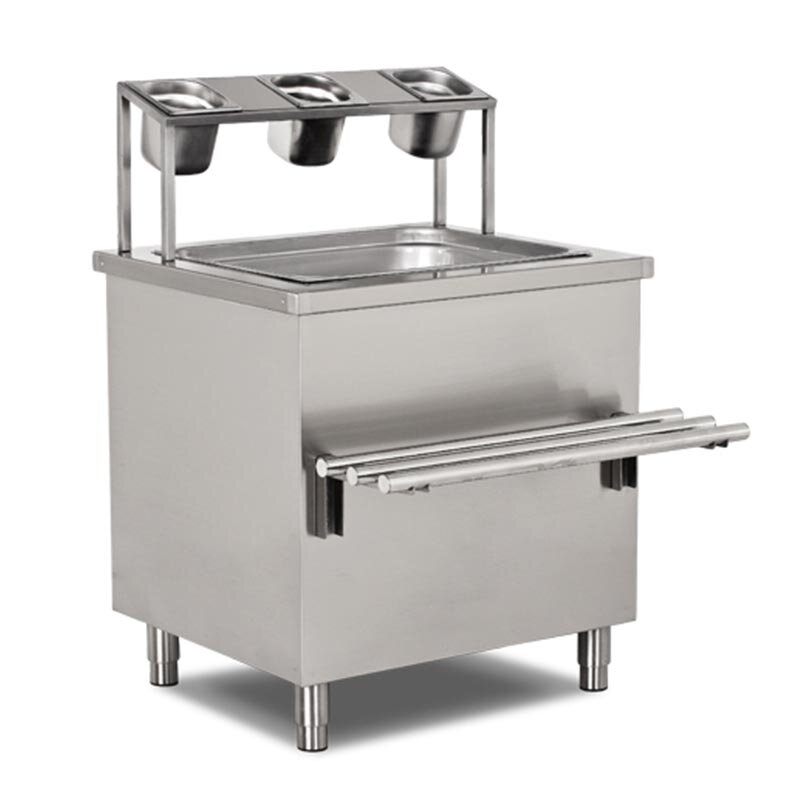 Empero Köşe Tezgahı, 140x79x85 cm, Paslanmaz Çelik - Empero