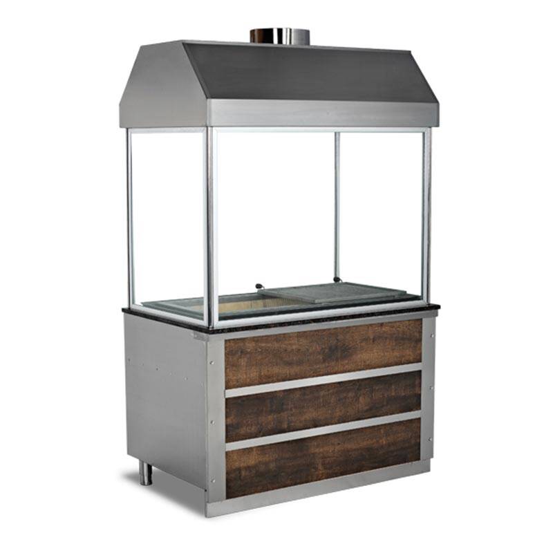 Empero Ocakbaşı Izgara, Paslanmaz Çelik, 96x79x210 cm, Kömürlü - 1