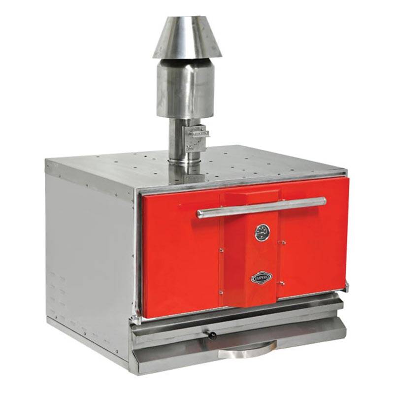 Empero PKF-50 Profesyonel Fırın, Kömürlü, Kırmızı, Paslanmaz Çelik - 1