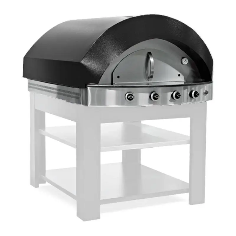 Empero PLF.PLS.D4.S Pizza Pide Fırını, Gazlı, 200 kg, Siyah - 1
