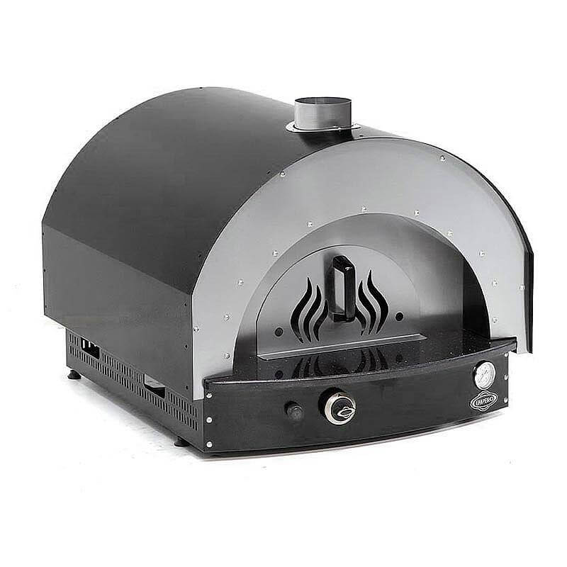 Empero PLF.PLS.D5.W.B Profesyonel Ev Tipi Taş Tabanlı Pizza ve Pide Fırını, Odunlu, Siyah - 3