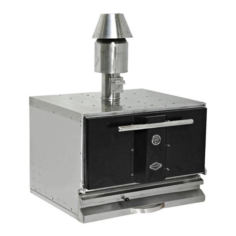 Empero Profesyonel Fırın, Kömürlü, Siyah, Paslanmaz Çelik - 1