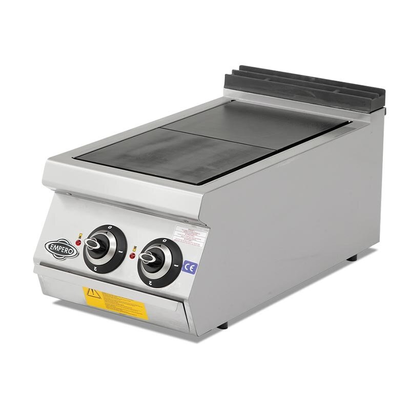 Empero Rus Tipi Pleytli Ocak, 2'li, Elektrikli, Paslanmaz Çelik - Empero