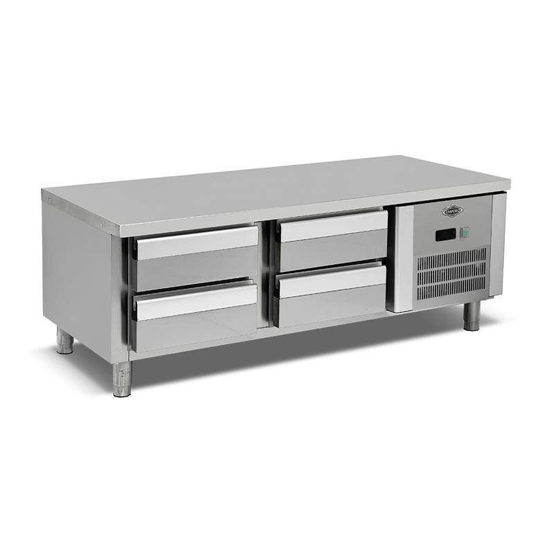 Empero Set Altı Buzdolabı, 6 Çekmeceli, Fanlı Soğutma, 200x60x55 cm, 156 kg - 1