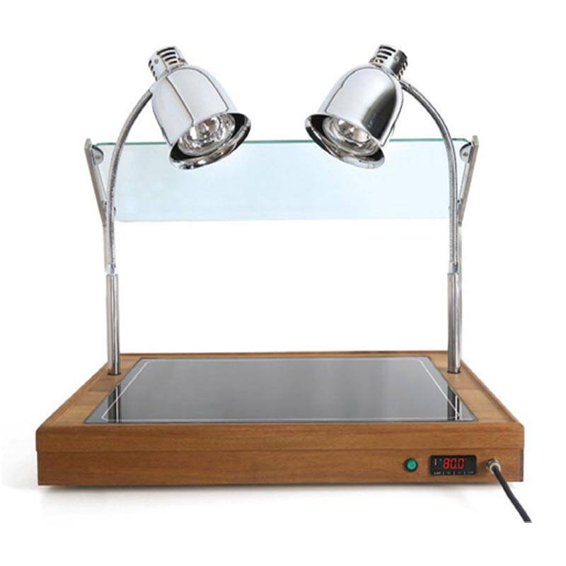 Empero Sıcak Teşhir Ünitesi, Halojen Isıtıcılı, Ahşap Gövdeli, GN 3x1/1 Kapasiteli, 220 V - 1