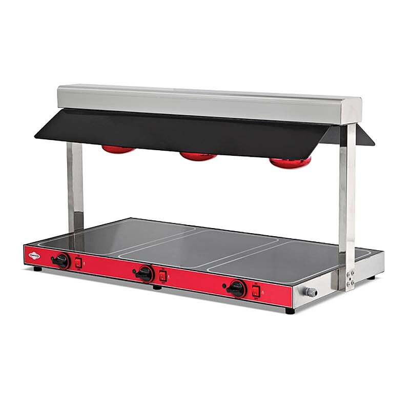 Empero Sıcak Teşhir Ünitesi, Halojen Isıtıcılı, GN 3x1/1 Kapasiteli, 220 V - Empero