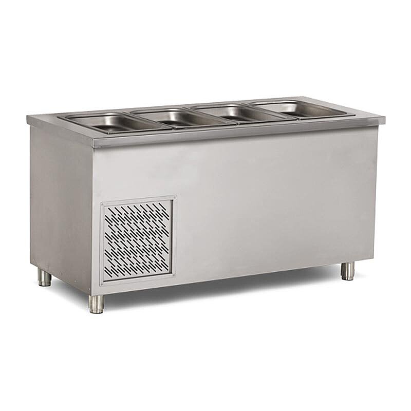 Empero Soğuk Servis Ünitesi, Buzdolaplı, Paslanmaz Çelik, 6x1/1 GN - Empero