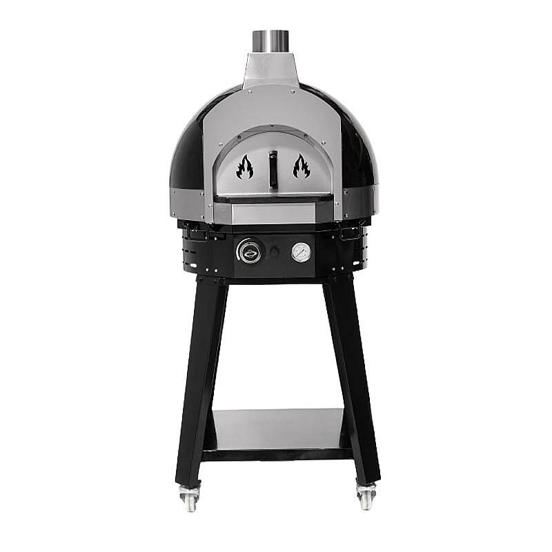 Empero SPO.H-70 Profesyonel Ev Tipi Taş Tabanlı Pizza Fırını, Odunlu, Siyah - 3