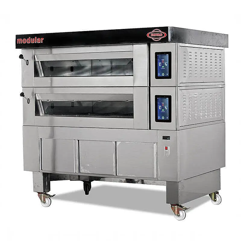 Empero Tek Katlı Modüler Fırın, LCD Ekran, Elektrikli - 1