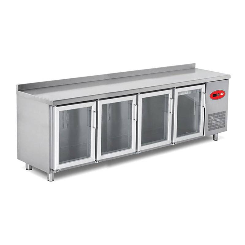 Empero Tezgah Tipi Buzdolabı, Camlı, 4 Kapılı, 193 kg, 700 Lt - 1