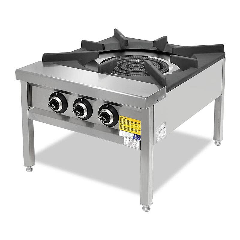 Empero Ventilli Yer Ocağı, 4 Yanışlı, Paslanmaz Çelik, Doğalgazlı - Empero