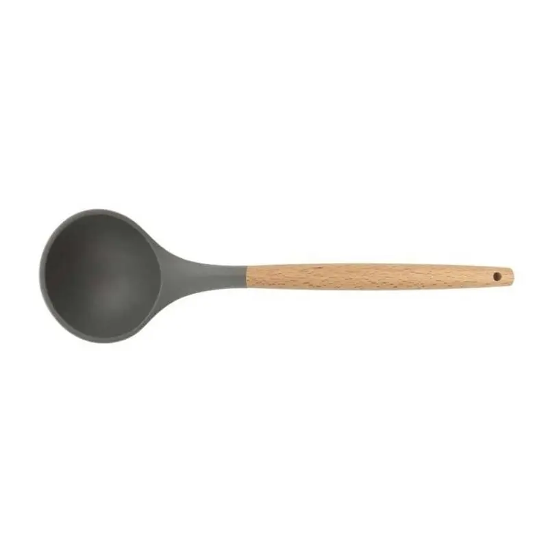 Epinox AHK-11 Silikon Kepçe, Ahşap Saplı, 31 cm - 1