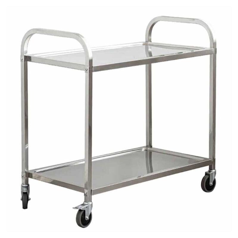 Epinox CAS-03 Servis Arabası, 940x500x930 mm, 2 Katlı, Paslanmaz Çelik - Epinox