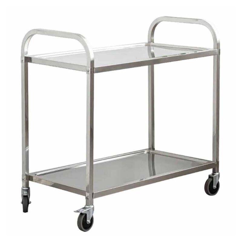 Epinox CAS-03 Servis Arabası, 940x500x930 mm, 2 Katlı, Paslanmaz Çelik - 1