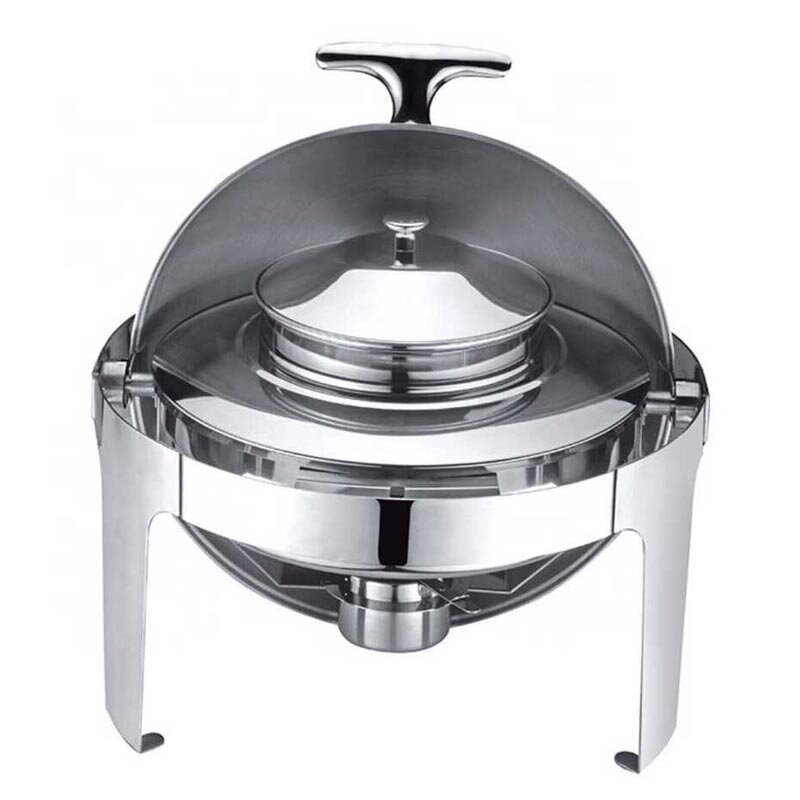 Epinox CCD-45 Roll Top Kapaklı Chafing Dish Çorbalık, 4.5 Lt, Elektrikli - Epinox