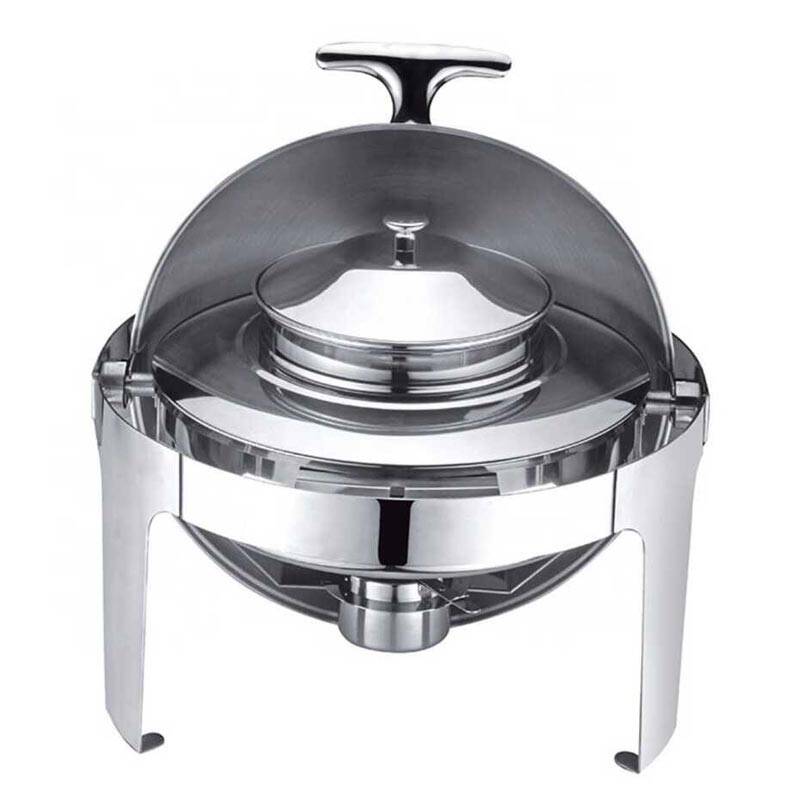 Epinox CCD-45 Roll Top Kapaklı Chafing Dish Çorbalık, 4.5 Lt, Elektrikli - 1